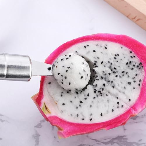 RASTKY Scavatore di Meloni Durevole su Entrambi i Lati per Palline di Frutta Facili e Veloci per Feste e Uso Domestico