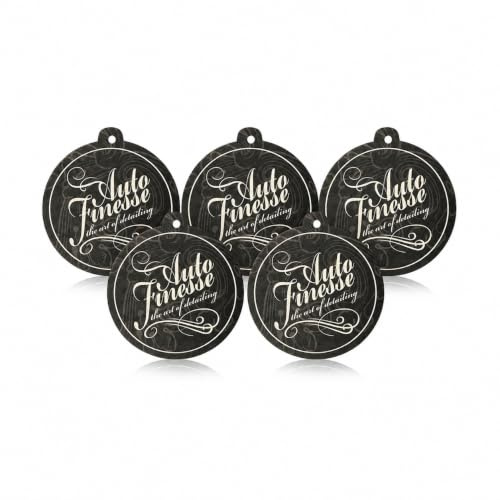Auto Finesse Bubblegum Hanging Car Air Freshener Pack of 5 | Bubblegum Scent, Hanging Design, Round Shape, Car Interior Use, Multi-Pack