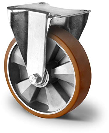 Bockrolle Schwerlast Polyurethan 200 mm Kugellager 700 kg