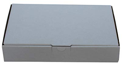 25 St. Maxibriefkarton 240 x 160 x 45 mm DIN A5 weiß Warensendung Faltkarton, Warenpost, Klappdeckelkarton
