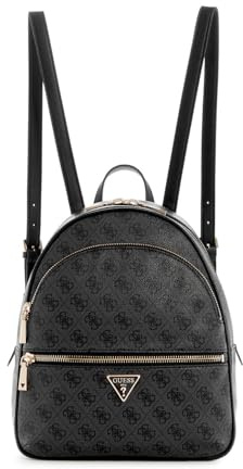 GUESS Damen Manhattan Großer Rucksack, Kohle-Logo, EinheitsgröÃŸe