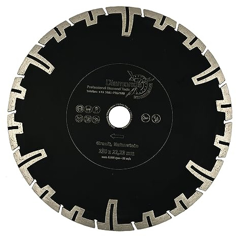 EDW Spezial Speed T Granit Diamant-Trennscheibe 230 mm für Natur- und Hartgestein Kunststein Basalt