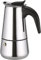 HOME SOLAZZIA Moka express 4 tazze 200 ml, Caffettiera in Acciaio Inox con Manico Anti-Scottatura, Compatibile con Fornelli Elettrici e Gas (4 tazze 200ml)