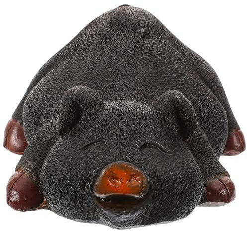 Supvox Garden Key Hider Pig Design Schlüsselversteckbox Für Garten Wetterfest Und Unauffällig Sicheren Aufbewahrung Von Schlüsseln Im Außenbereich