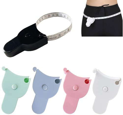 EULAPGOE Dylan-EU Sportmaßband Measuring 5 PCS Körper Maßband, Messungen Soft Sewing Tape Measure Ruler Retractable Fabric Waist Measurement Tapes