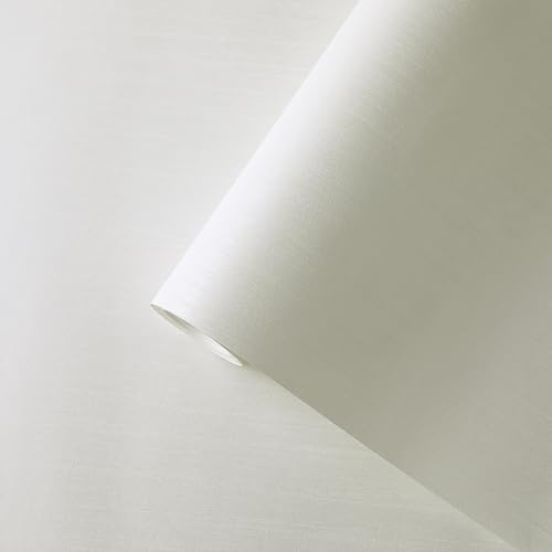 Tarwanear Stripes Wallpaper Cream Plain Shimmer Fine Stripes Textured Thick Wallpapers Minimalist Wallpaper Roll for Living Spaces & Feature Walls Living Room Bedroom Hallway