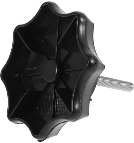 ULTECHNOVO 3.77X3.54inch Space Saver Spare Wheel Retaining Fixing Bolt Screw Clamp For Car Fastening Tire Hold Down Bolt Spare Tire Retainer Clamp Metal Black