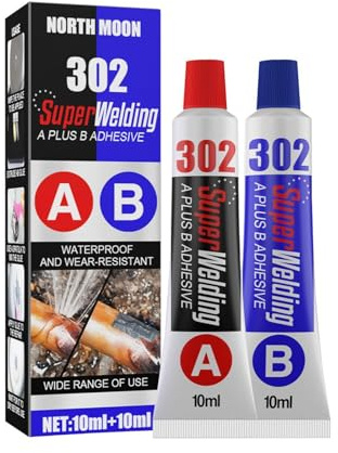 Casting Repair Glue - Quick Drying Repair Adhesive, UV Resistant Metal Welding Paste | Household Repair Glue for Tanks, Metal Repair Radiator Tank Paste for Bonding Ceramic and Glass
