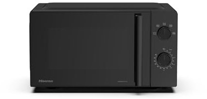 Hisense 700 Watts 20 Litre Inverter Microwave Oven H20MOBP1HIUK Black, Automatic Defrost, 5 power levels, Easy Clean, H24.1 x W43.4 x D32.9 cm Freestanding