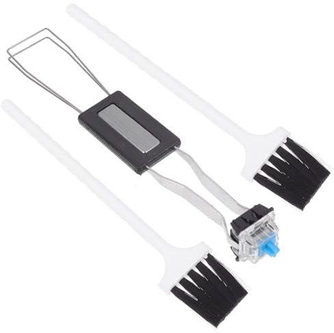 DIYEAH 3 Piezas Kit De Extracción De Teclas Cepillo De Limpieza para Teclado Extractor De Teclados para Ordenador para Limpieza Mecánico Casa