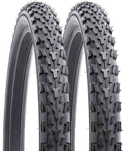 YunSCM 2PCS Mountainbike 24 Zoll Fahrradreifen 24x2.30 Mantel 56-507 kompatibel mit 24 x 2.25 24 x 2.30 Mountain/Off-Road Reifen