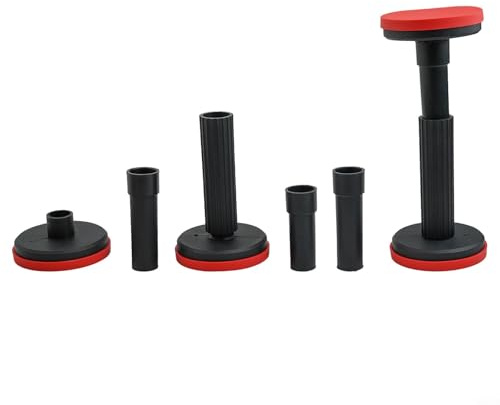 Gdfnmogo Gatos telescópicos de soporte ajustables para gabinete, paquete de 2 unidades, varillas de soporte telescópicas de nailon resistentes de 200 kg de carga para instalar el baño o