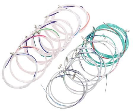 UPKOCH Cuerdas para Guzheng Núcleo de Acero y Diseño Humanizado, Kit de 21 Piezas Resistentes para Suministros Musicales y Accesorios Prácticos Color Aleatorio