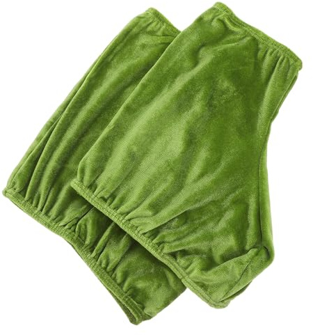 GOOHOCHY Cubrezapatillas Elásticos para Patines de Hielo Protector Antiarañazos para Botas de Hockey y Patinaje Artístico Talla S Color Verde Revestimiento Absorbente y Duradero