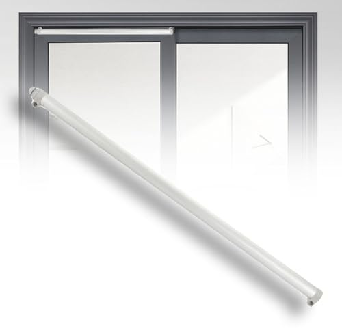 Chiudiporta automatico scorrevole, tampone di smorzamento pneumatico, funzionamento silenzioso, per porte larghezze da 29,5 a 51, forza di trazione 20-50KG/50-80KG facoltativo