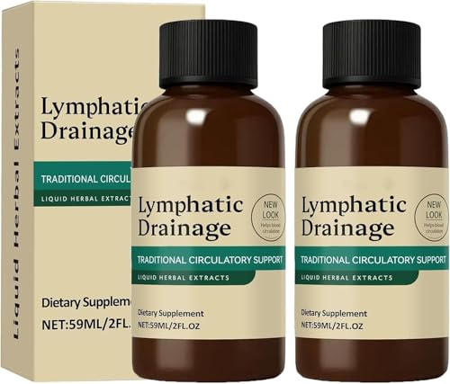Lymphdrainage-Tropfen, Massageöl für die Beine, Feuchtigkeitsspendendes Körperöl, Pflege-Tropfen, Reduziert Schwellungen im Gesicht und am Körper auf natürliche Weise, für Frauen und Männer