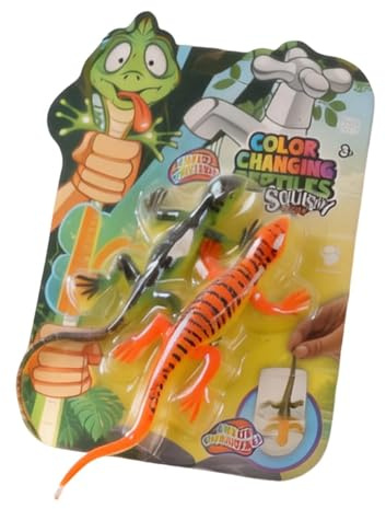 Genérico falso - 2 piezas figuras realistas que cambian de color | Figuras de reptiles juguetes de agua - para niños y niñas aula escuela cumpleaños vacaciones