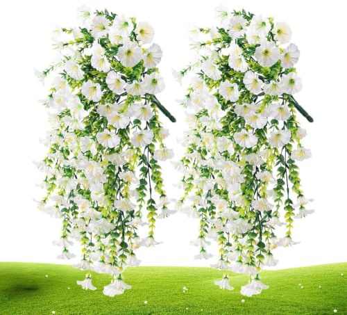 Konstgjorda Petunior Naturtrogna 2 stycken konstgjorda blommor