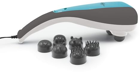 Well Being Percussion Massager Handheld UK Mains Power Deep Tissue Massage Tool