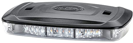 HELLA 2RL 014 566-101 LED-Warnleuchte - Micro Lightbar - 12/24V - gelb - Schraubanschluss - Kabel: 500mm - Anbau