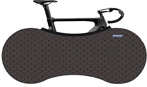 RIVERHIKER Stretchy Bike Wheel Cover, Anti-dust High Elastic Outdoor Indoor Washable Bicycle Protection Storage Bag(Sea Wave)
