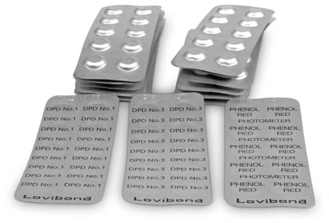 Lovibond Refill Pack PRO-Chlor für SCUBA II + 3s - 150 Photometer Tabletten für Chlor und pH-Wert - DPD 1 DPD 3 Phenol Red - Made in Germany
