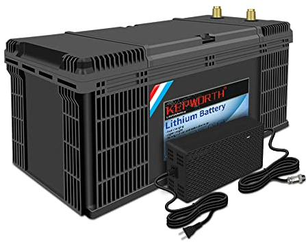 LifePo4 Batterie 12V 200Ah Deep Cycles 2560WH mit BMS für Trolling Motor Solar Wohnmobil Haushaltsgeräte Marine Golfwagen Netzteil Notbeleuchtung inkl. Ladegerät
