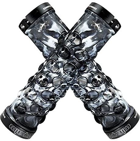 Fahrradgriffe Fahrradgriffe Anti-Skid Komfortable Rubber Fahrrad Lenker Grips Berg Rennrad Griff Bar Griffe Fahrradgriffe Fahrradgriffe Ergonomisch (Color : White and Black Ring)