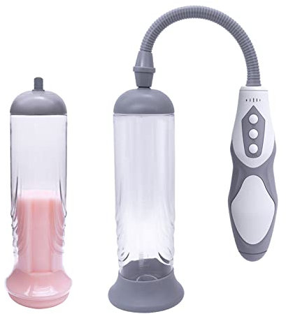 Pompa per pene elettrica, pompa per vuoto del pene, dispositivo per pompa di erezione ricaricabile, pompe per pene automatiche per masturbatore maschile per uomini Pompa per ingrandimento