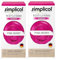 Simplicol Lot de 2 teintures textiles intenses, rose-baies