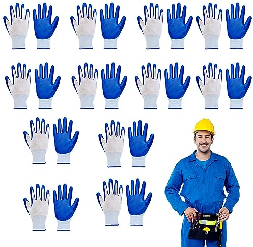 Schutzhandschuhe, Gartenhandschuhe,Schnittfeste Schutzhandschuhe für die Gartenarbeit - rutschfeste, nasse Schutzhandschuhe für Elektriker, für Logistik und Kfz-Reparaturen