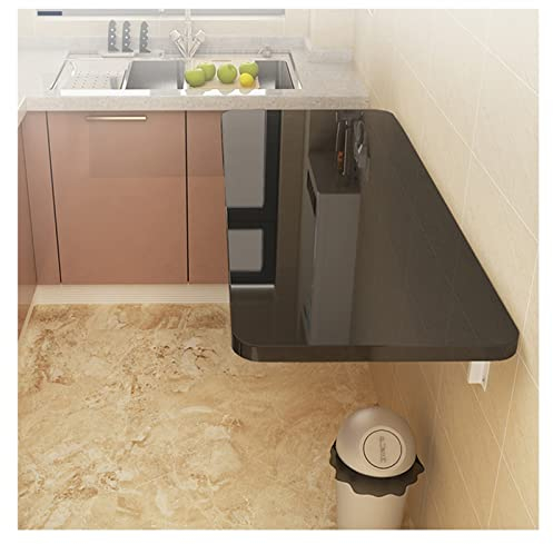ASerZenith An der Wand montierter Klapptisch für die Küche, Frühstücksbartisch, Kleiner Esstisch mit Klappblatt, Schreibtisch für das Home-Office, Waschküche