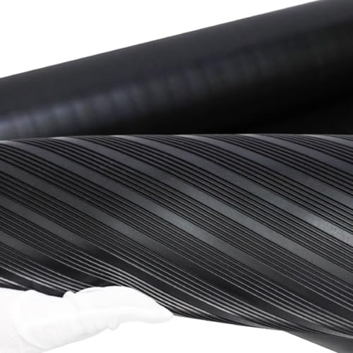 Shop Fußmatte, Gummirolle, 3 mm dick, gestreift, strukturierte Fußmatten für unter Autos, Wohnmobilen, Anhänger, robuste Gummi-Bodenrolle, wasserdichte Bodenschutzmatten