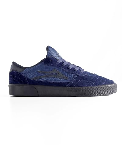 Lakai Homme Cambridge Chaussure de Skate | Semelle extérieure vulcanisée, tige en daim et maille, semelle intérieure rembourrée, col rembourré, skateboard et streetwear