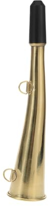 DECORNIJIA Kupfernes Eisenbahn signalhorn mit Bullhorn design Lauter Signalton für Gleissignale Praktische und Einfach zu Bedienende Tröte für Eisenbahnstrecken Robust und Hörbar über Große