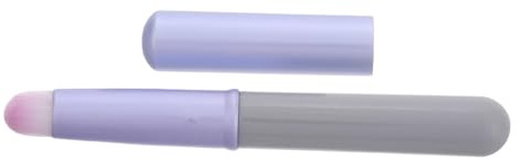 Alipis Kunststoff Lippenpinsel Mit Kappe Kleiner Runder Lippenapplikator Weiche Borsten Multifunktionaler Kleiner Make up Pinsel Für Reisen Und Concealer