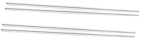 Bacchette Lunghe in Acciaio Inox 36cm, 1 Paio, Argento