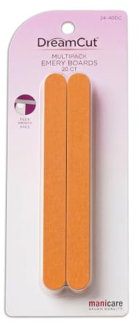 DreamCut 20 Pack Emery Boards, 150/180 Grit, Manicure Pedicure Nail Files