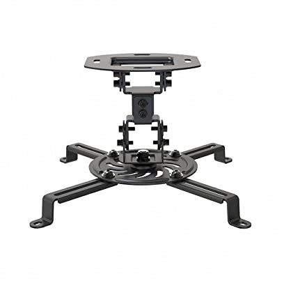 Fonestar Sistemas SPR-547N - Soporte orientable de Techo para proyector, Color Negro