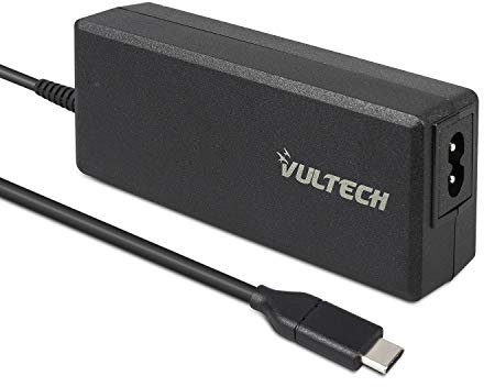 VulTech Alimentatore Universale per Notebook AU-65WTC Autosettante con Connettore Type-C