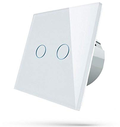 Spectrum Smart LED 2-Zonen Glas Lichtschalter UP Wandschalter Smart Home Google Assistant Alexa Tuya Wi-fi