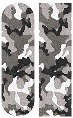 Mnsruu Skateboard Griptape Grau Schwarz Camouflage Longboards Griptape Schleifpapier für Rollerboard
