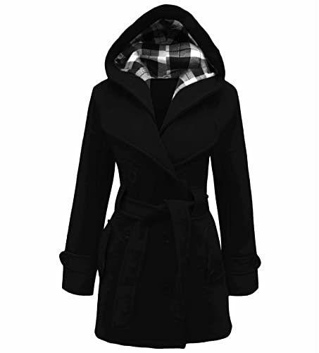 ZAFS Womens Jacket Women's Coats For Women Ladies Coats Womens Coats Ladies Coats Ladies Body Warmer For Women Black 20