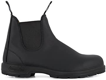Blundstone 566 Echtleder Schwarz Chelsea Design Stiefel Nubuk Slip On Boots
