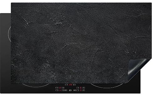 MuchoWow© Protège-plaque à induction | 91.2x52 cm - Plaque Protection Vitrocéramique Induction - Vinyl - Industriel - Béton - Gris - Vintage - Rustique - Couvre