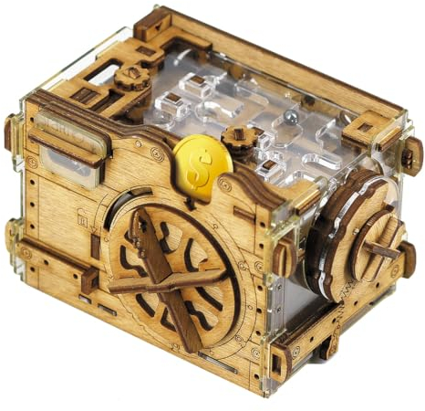 iDventure A-Maze-ing Safe - Caja de rompecabezas de mármol Run Money - Embalaje de regalo complicado - Rompecabezas 3D para adultos - Juego de sala de escape - Teaser - Gadget de regalo de cumpleaños