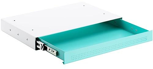 CAVO Dokumentenschublade aus Stahl 410 x 272 mm Türkis weiß