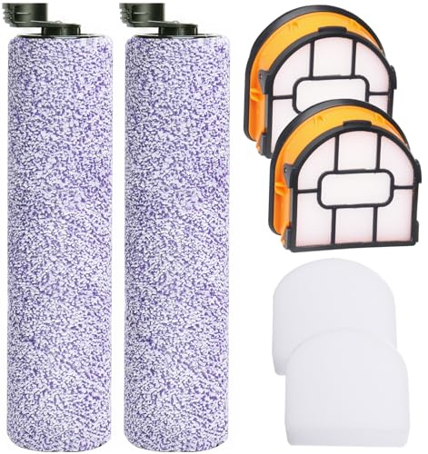 Bürstenwalze und Filter Ersatz für Shark WDB1F2 HydroVac AW201 AW302 WD201 WD100 WD200 WD101 WD200C WD201C WD101C HydroVac Staubsauger kabelloser Nass- und Trockensauger