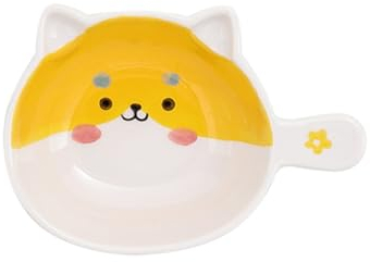 BybAgs Gravy Bowl Exquisite Animal Gravy Cup Ceramic Dipping Sauce Cup and Lovely Ketchup Sauce Bowl for Decor Home Gift Restaurants Table Dripless Lip Spout (Color : Dog, Size : 80ml/2.7oz)