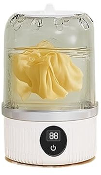 CDULOKLB Lavadora portátil de Ropa Interior, minilavadora inalámbrica Recargable para Sujetadores, Ropa Interior y Calcetines, batería de 3000 mAh, Ideal para Viajes, Camping, dormitorios y